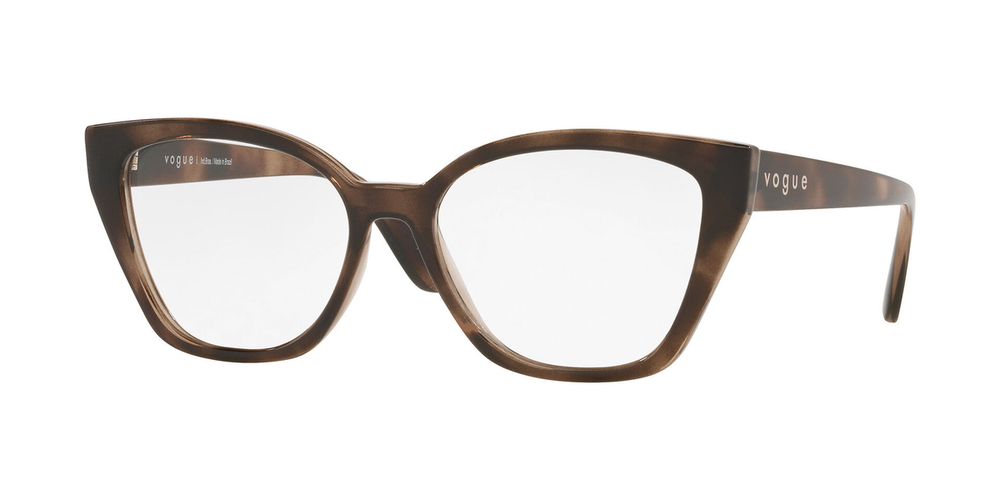 Armação de Óculos de Grau VO5416L-2980-55 Vogue Borboleta Tartaruga Injetado