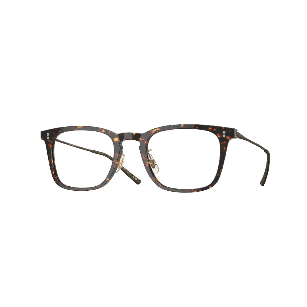 Armação de Óculos de Grau OV5543-1741-49 Oliver Peoples Retangular Com Cantos Arredondados Tartaruga Acetato