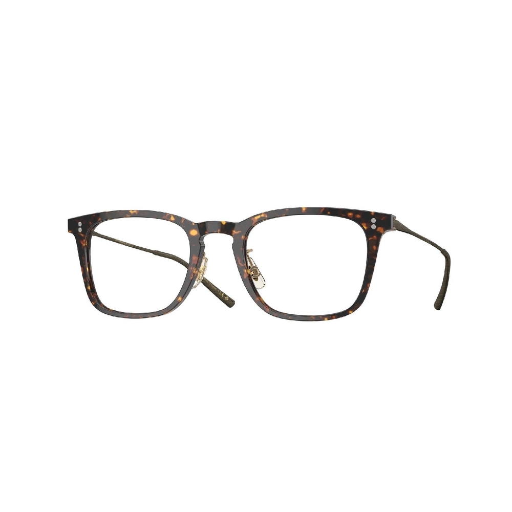 Armação de Óculos de Grau OV5543-1741-49 Oliver Peoples Retangular Com Cantos Arredondados Tartaruga Acetato