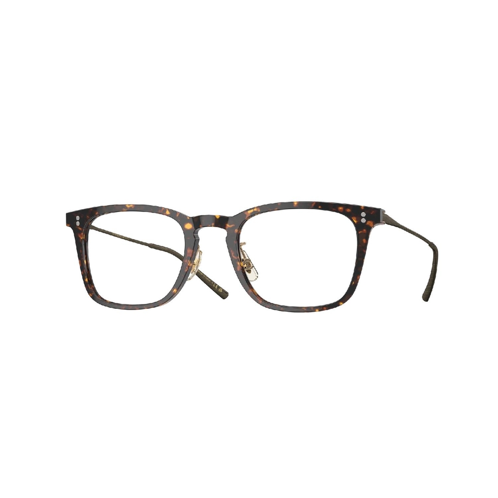 Armação de Óculos de Grau OV5543-1741-49 Oliver Peoples Retangular Com Cantos Arredondados Tartaruga Acetato