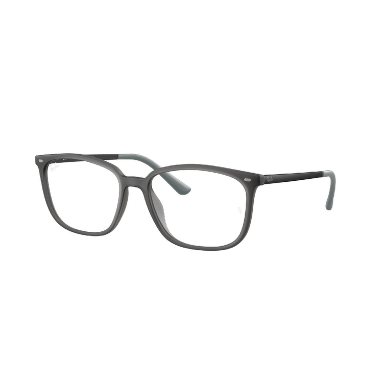 Armação de Óculos de Grau RX7245L-8390-56 Ray Ban Retangular Cinza Injetado