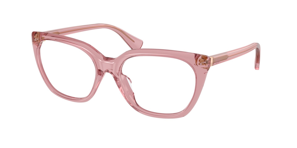 Armação de Óculos de Grau RA7180U-6118-55 Ralph Borboleta Rosa Acetato