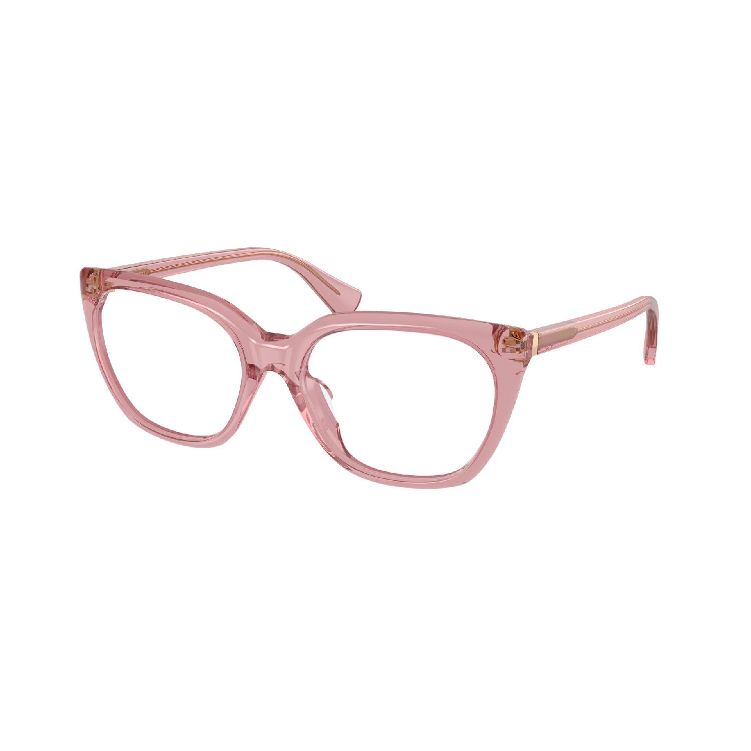 Armação de Óculos de Grau RA7180U-6118-55 Ralph Borboleta Rosa Acetato