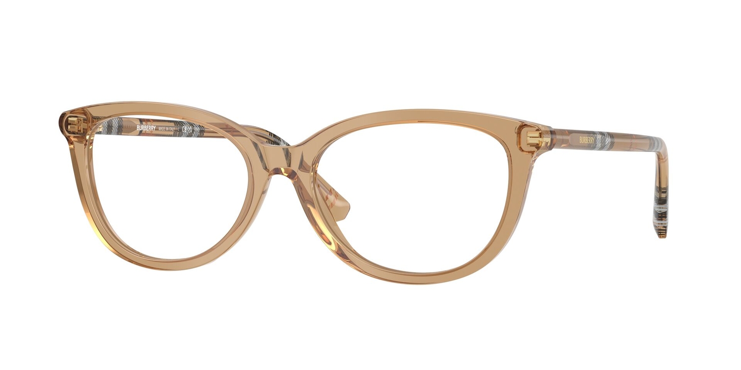 Armação de Óculos de Grau BE2431-4164-54 Burberry Gatinho Bege Acetato