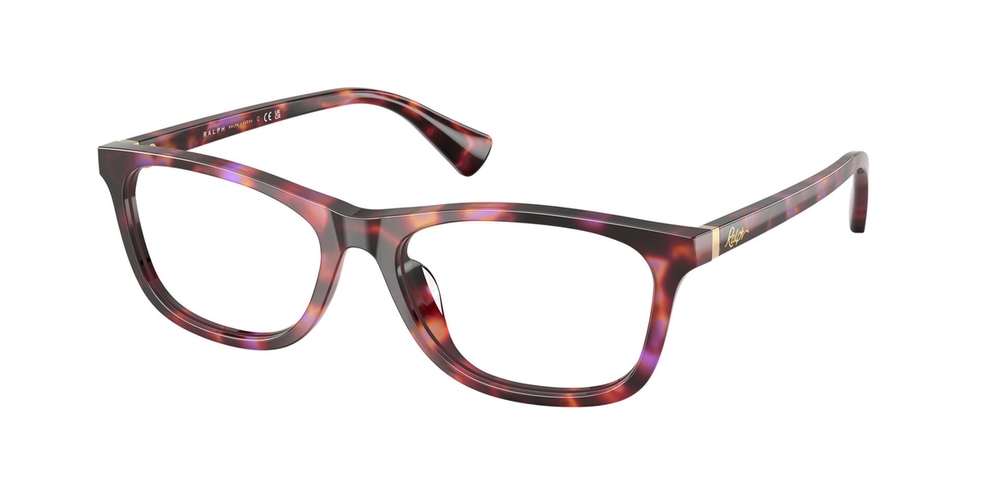 Armação de Óculos de Grau RA7179U-6239-55 Ralph Retangular Violeta Acetato