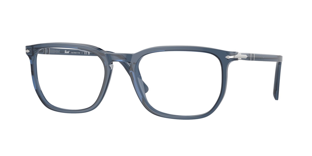 Armação de Óculos de Grau PO3339V-1197-56 Persol Retangular Azul Acetato