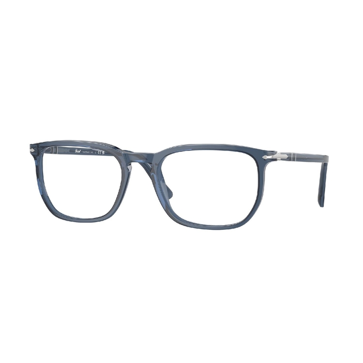 Armação de Óculos de Grau PO3339V-1197-56 Persol Retangular Azul Acetato