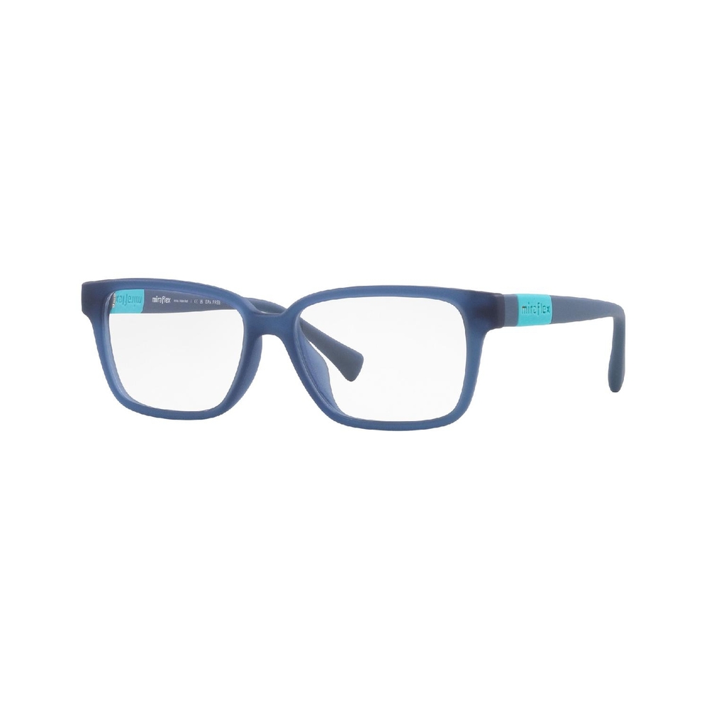 Armação de Óculos de Grau MF4024-M557-51 Miraflex Retangular Azul Injetado