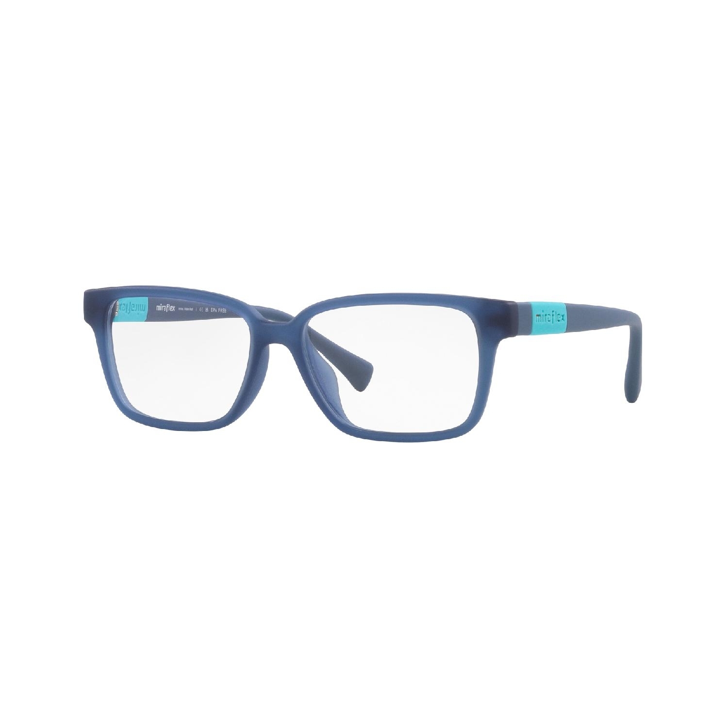 Armação de Óculos de Grau MF4024-M557-51 Miraflex Retangular Azul Injetado