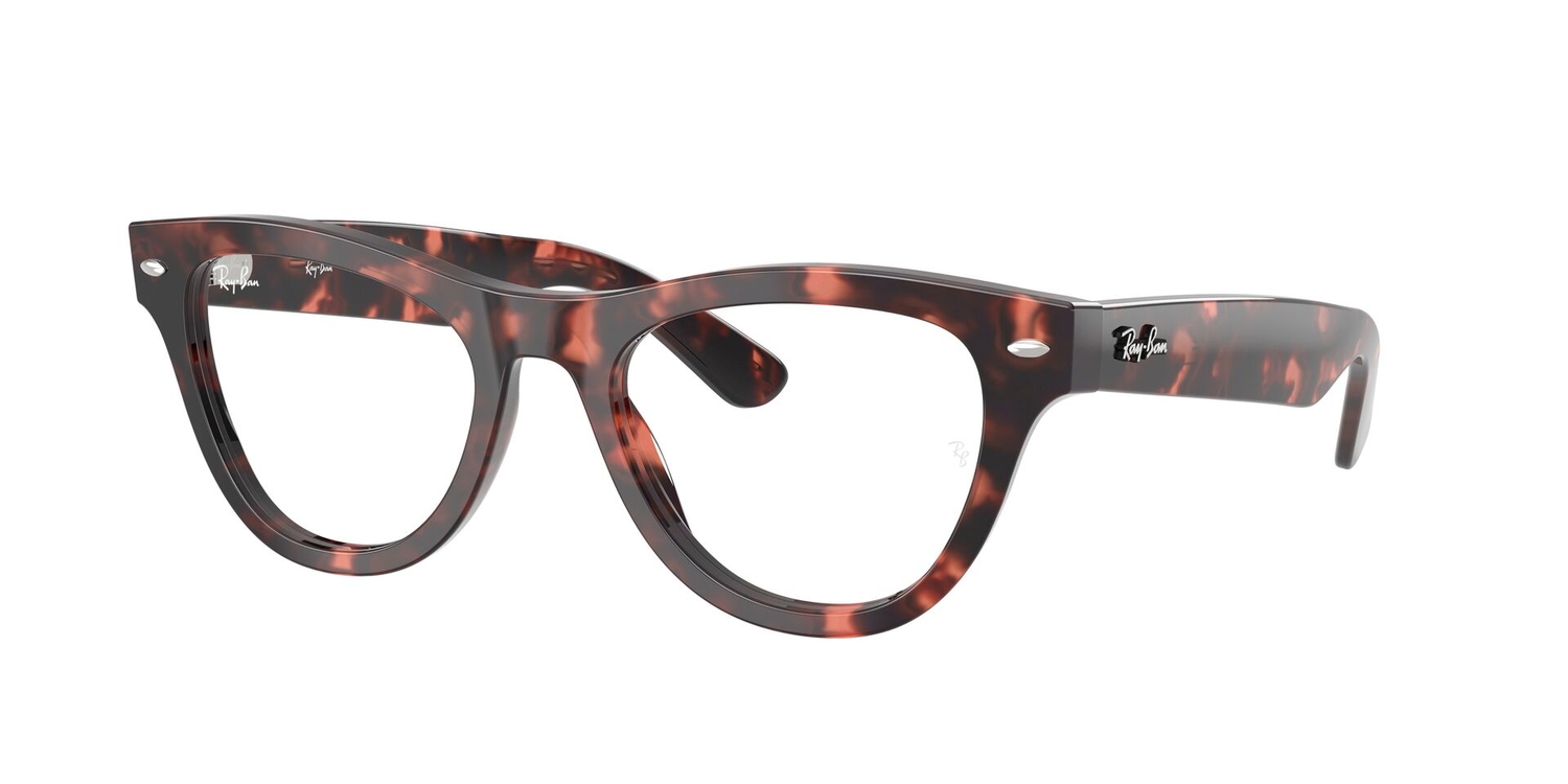 Armação de Óculos de Grau RX5510-8118-52 Ray Ban Gatinho Tartaruga Acetato