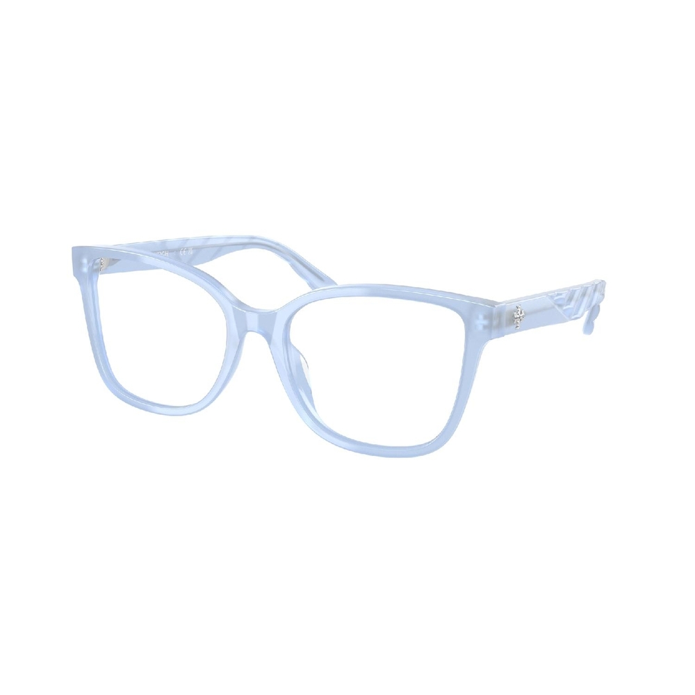 Armação de Óculos de Grau TY2129U-1969-55 Tory Burch Oval Azul Acetato