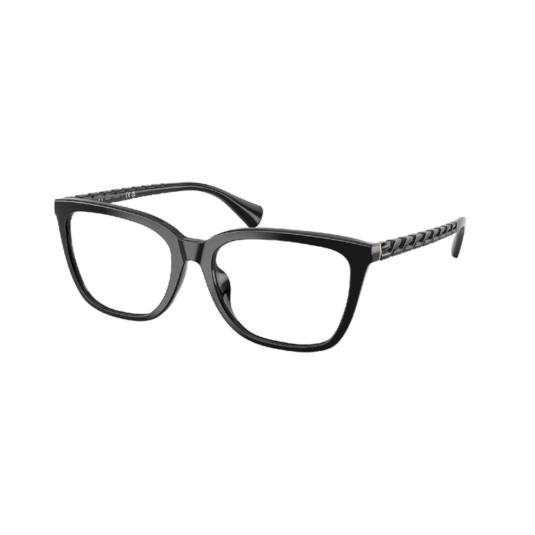 Armação de Óculos de Grau RA7178U-5001-54 Ralph Borboleta Preto Injetado