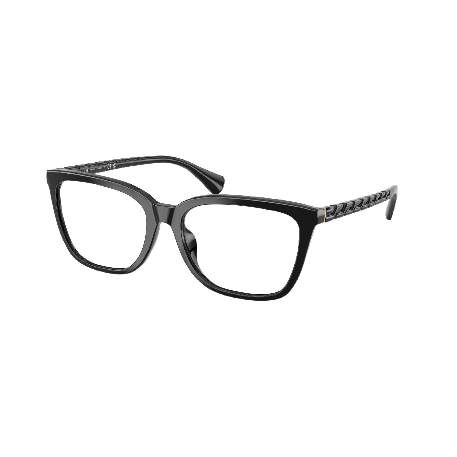 Armação de Óculos de Grau RA7178U-5001-54 Ralph Borboleta Preto Injetado