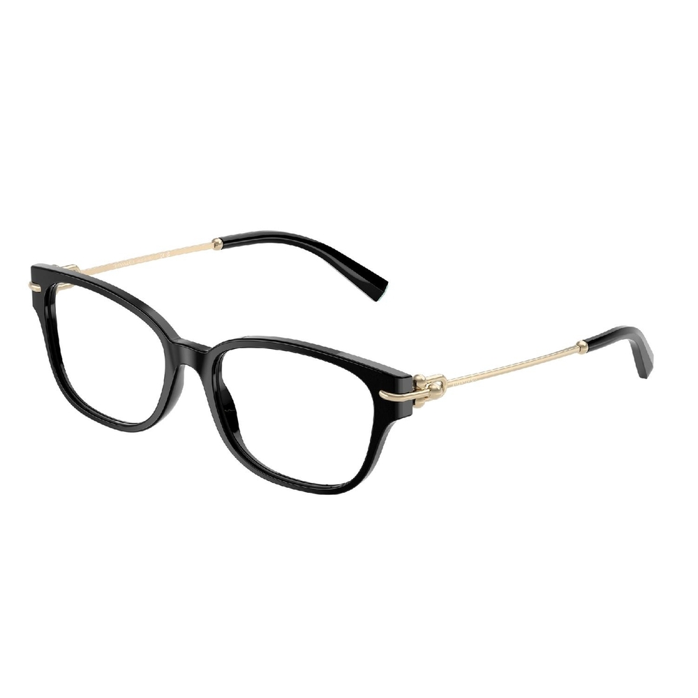 Armação de Óculos de Grau TF2262-8001-54 Tiffany & Co Retangular Com Cantos Arredondados Preto Acetato