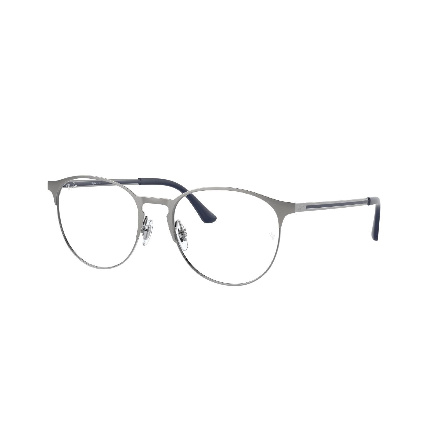 Armação de Óculos de Grau RX6375-3135-53 Ray Ban Phantos Cinza Metal