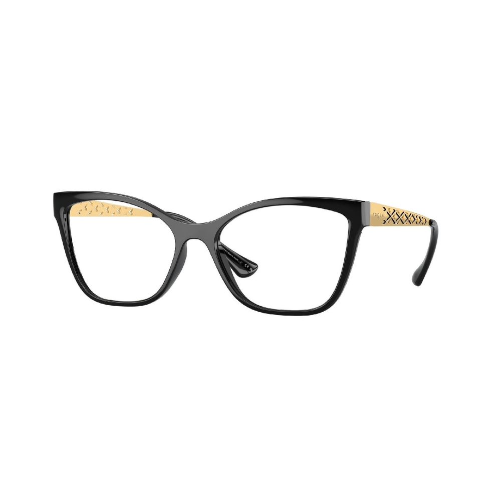 Armação de Óculos de Grau VO5507L-W44-54 Vogue Borboleta Preto Injetado