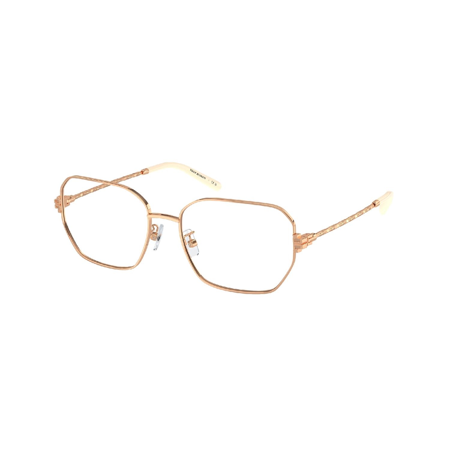 Armação de Óculos de Grau TY1087-3353-53 Tory Burch Irregular Ouro Metal