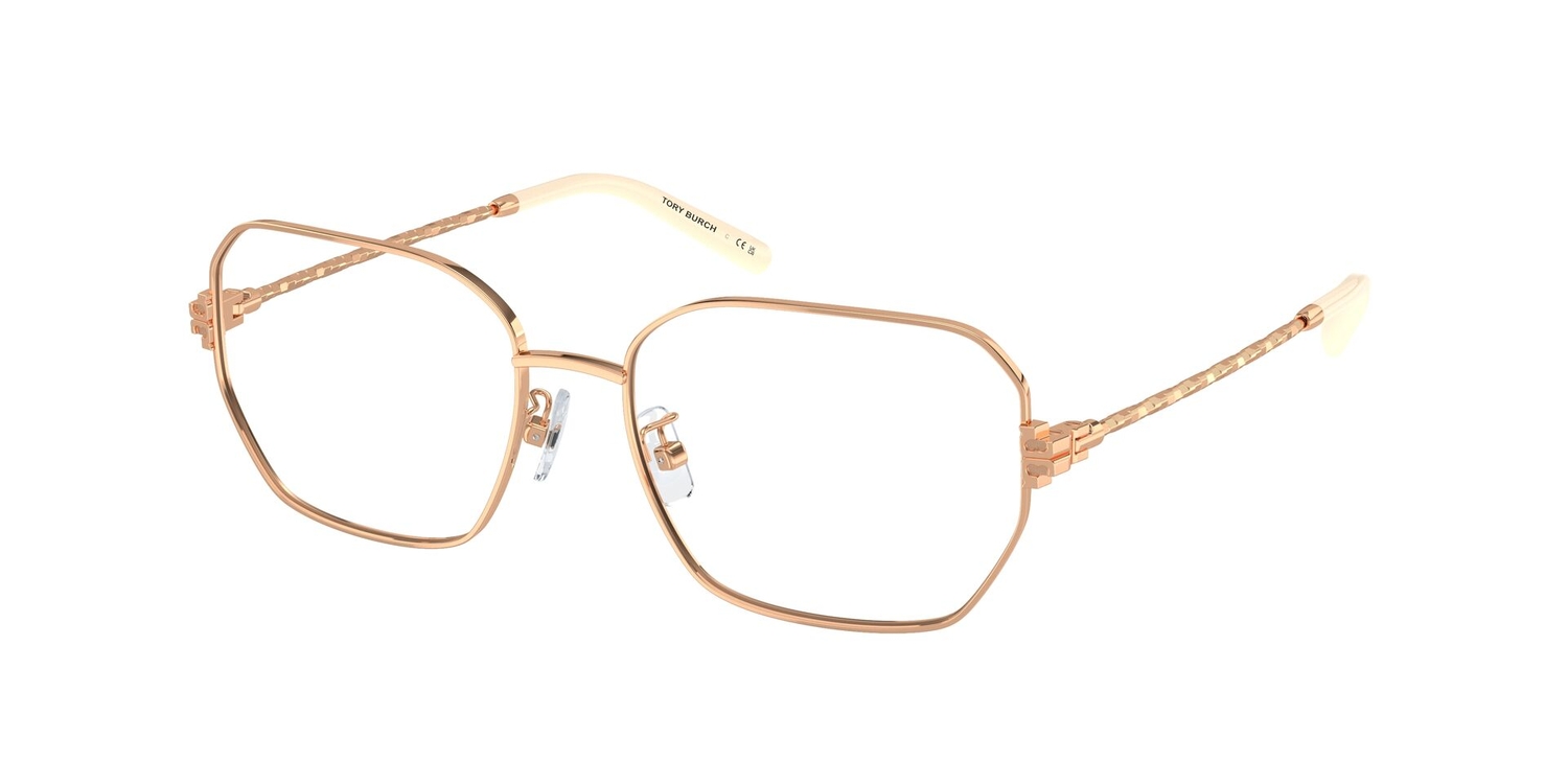 Armação de Óculos de Grau TY1087-3353-53 Tory Burch Irregular Ouro Metal