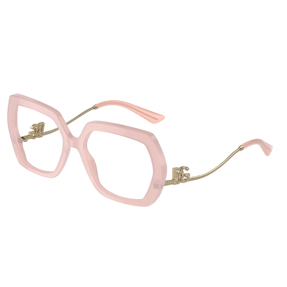 Armação de Óculos de Grau DG3390B-3436-56 Dolce & Gabbana Irregular Rosa Acetato
