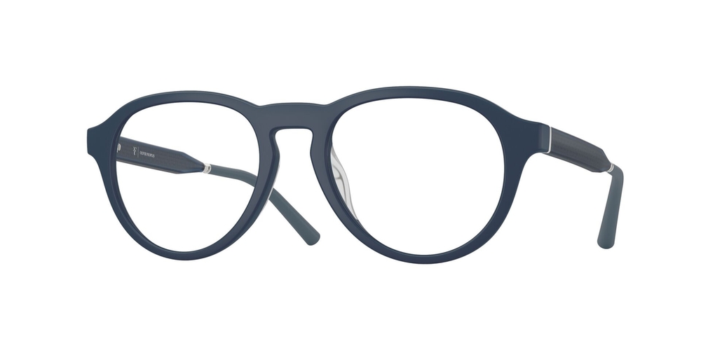 Armação de Óculos de Grau OV5557U-7003-51 Oliver Peoples Phantos Azul Injetado