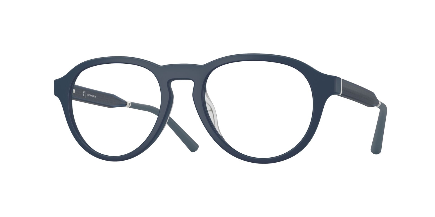 Armação de Óculos de Grau OV5557U-7003-51 Oliver Peoples Phantos Azul Injetado