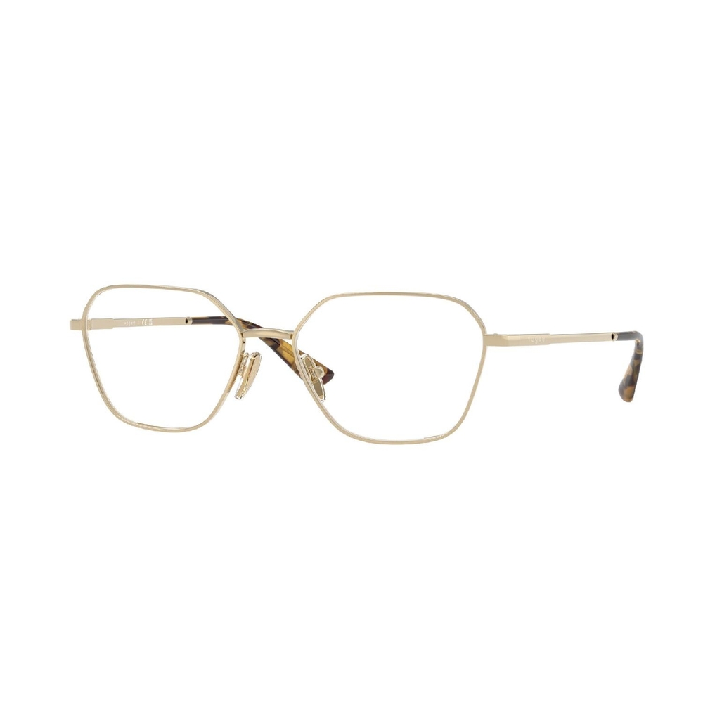 Armação de Óculos de Grau VO4334-848-54 Vogue Irregular Ouro Metal