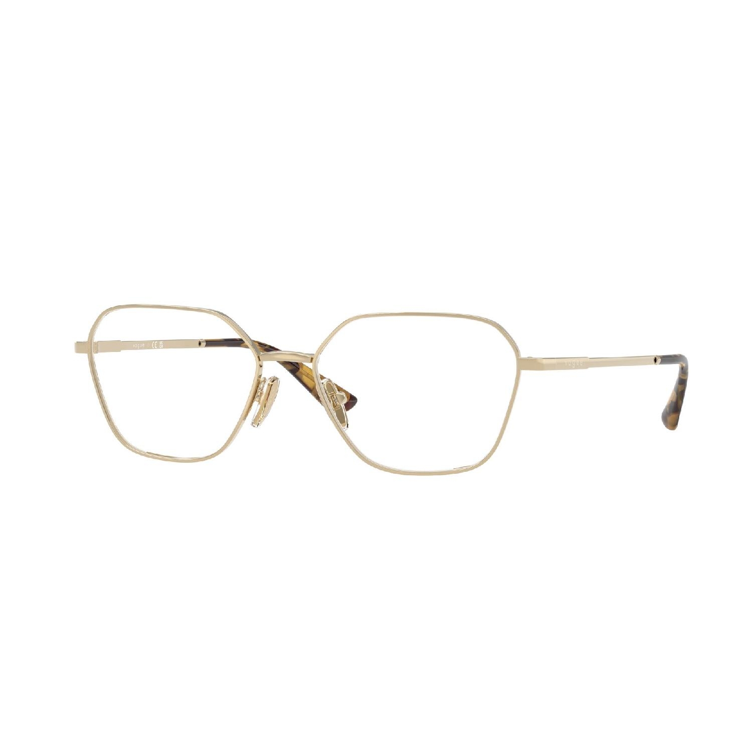 Armação de Óculos de Grau VO4334-848-54 Vogue Irregular Ouro Metal