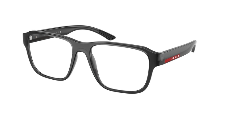 Armação de Óculos de Grau PS05RV-CZH1O1-54 Prada Linea Rossa Irregular Azul Injetado