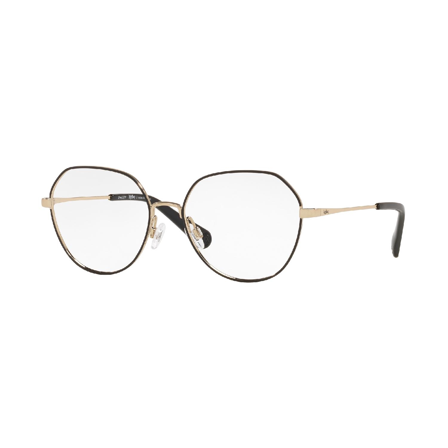 Armação de Óculos de Grau KP1117-1638-53 Kipling Irregular Ouro Metal