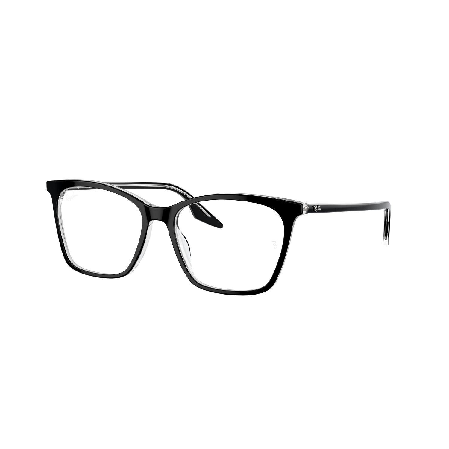 Armação de Óculos de Grau RX5422-2034-54 Ray Ban Gatinho Preto Acetato