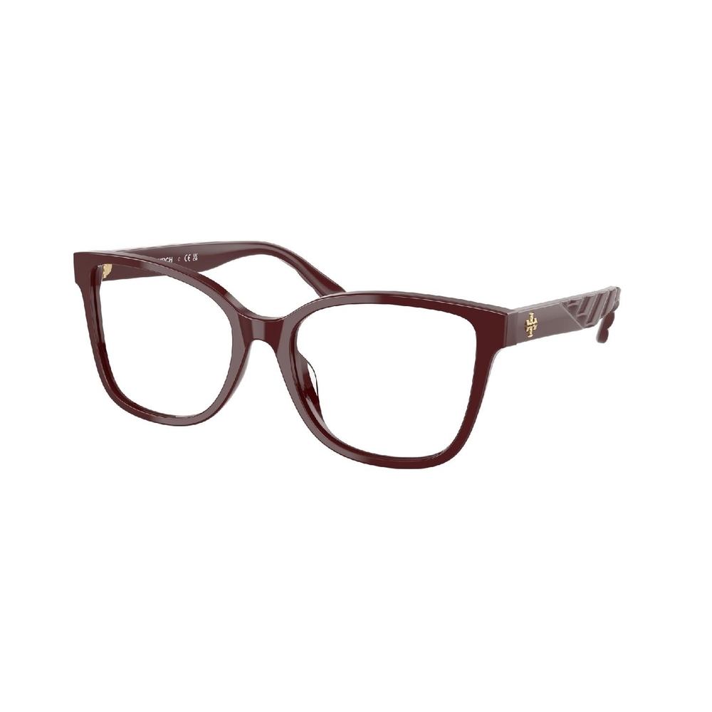 Armação de Óculos de Grau TY2129U-2018-55 Tory Burch Oval Vermelho Acetato
