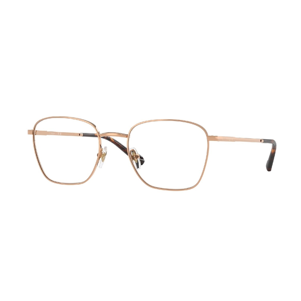 Armação de Óculos de Grau VO4321-5152-53 Vogue Retangular Com Cantos Arredondados Ouro Metal