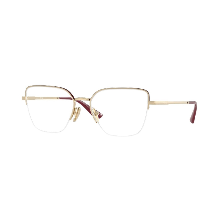 Armação de Óculos de Grau VO4331-5208-53 Vogue Borboleta Ouro Metal