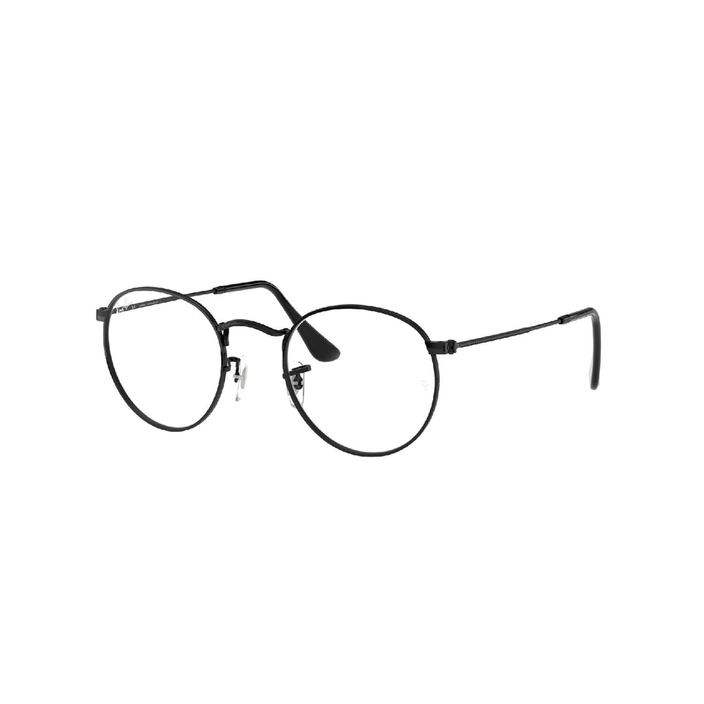 Armação de Óculos de Grau RX3447VL-2503-53 Ray Ban Redondo Preto Metal