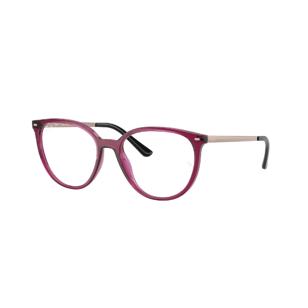 Armação de Óculos de Grau RX7246L-8387-53 Ray Ban Redondo Violeta Injetado